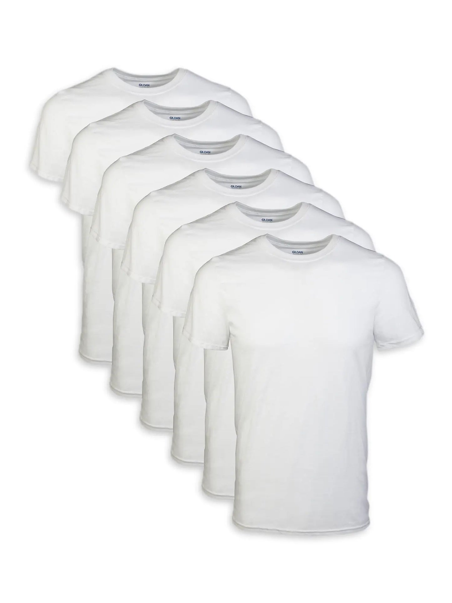 T-SHIRT 6CT INDIVIDUALLY WRAPPED WHITE