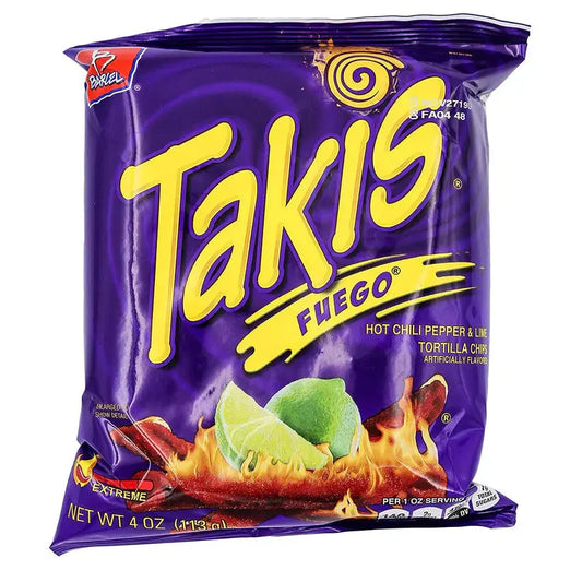 TAKIS CHIPS FUEGO 20/3.25OZ - Chase Cash & Carry