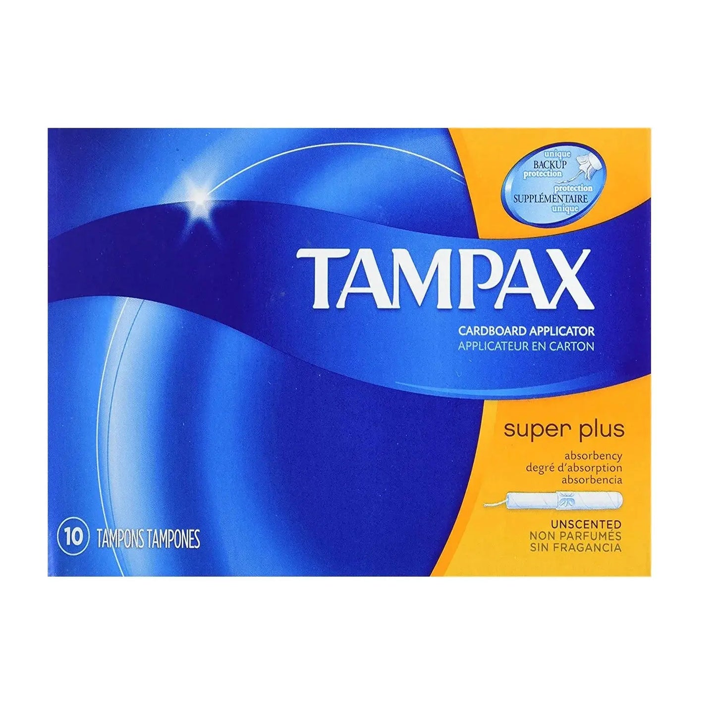 TAMPAX SUPER PLUS 10'S
