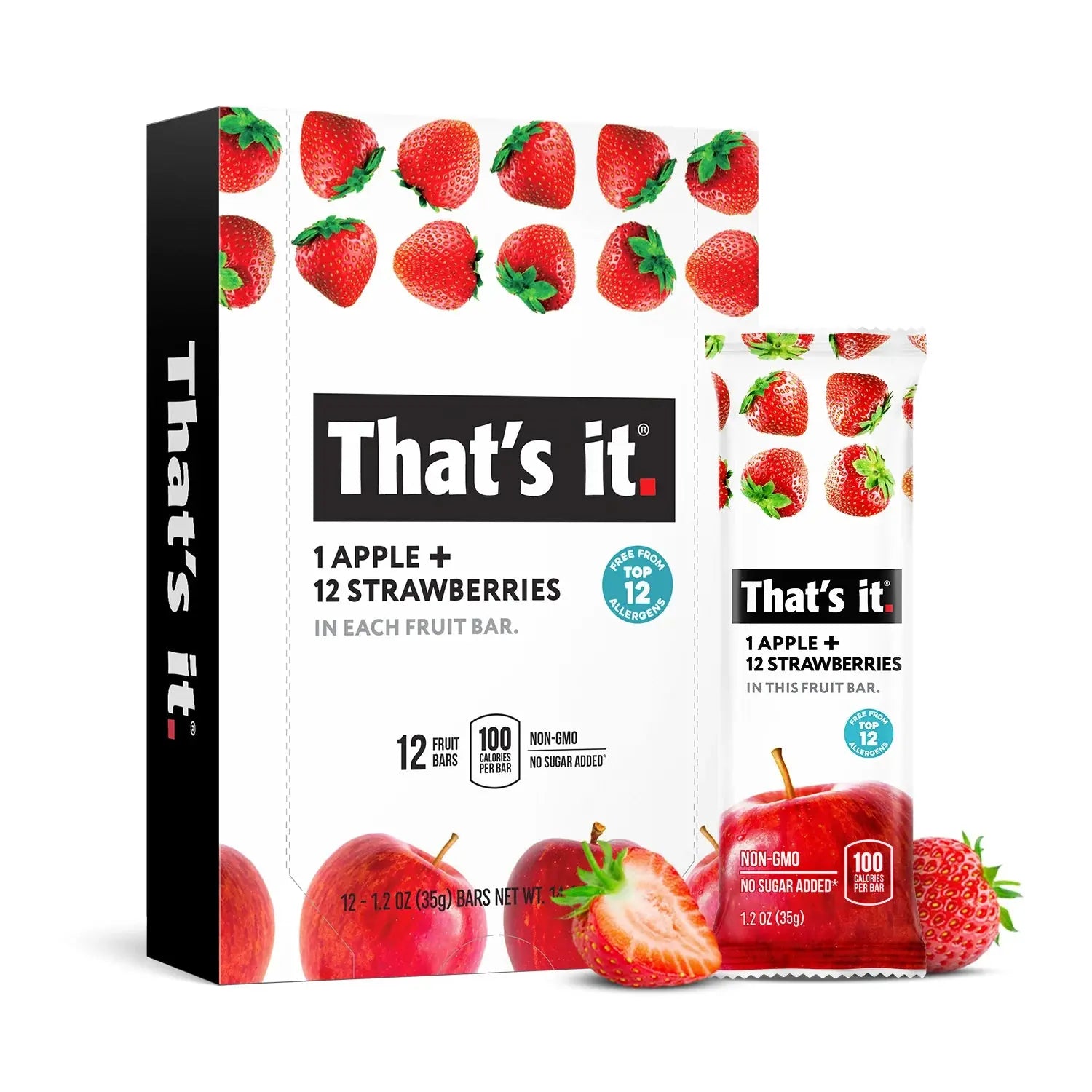 THAT'S IT BAR APPLE + STRAWBERRY