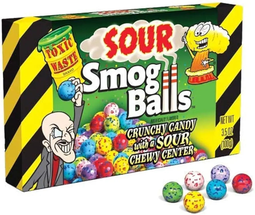 THR TOXIC SOUR SMOG BALLS  6CT