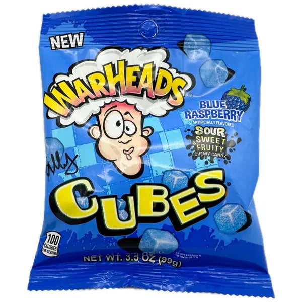 THR WARHEADS CHEWY CUBES BLUE RASP 6CT