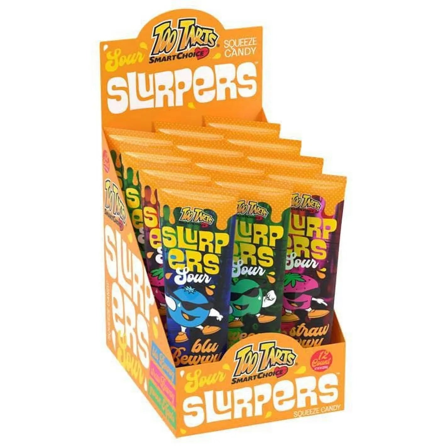 TOO TARTS SOUR SLUPPERS 12CT
