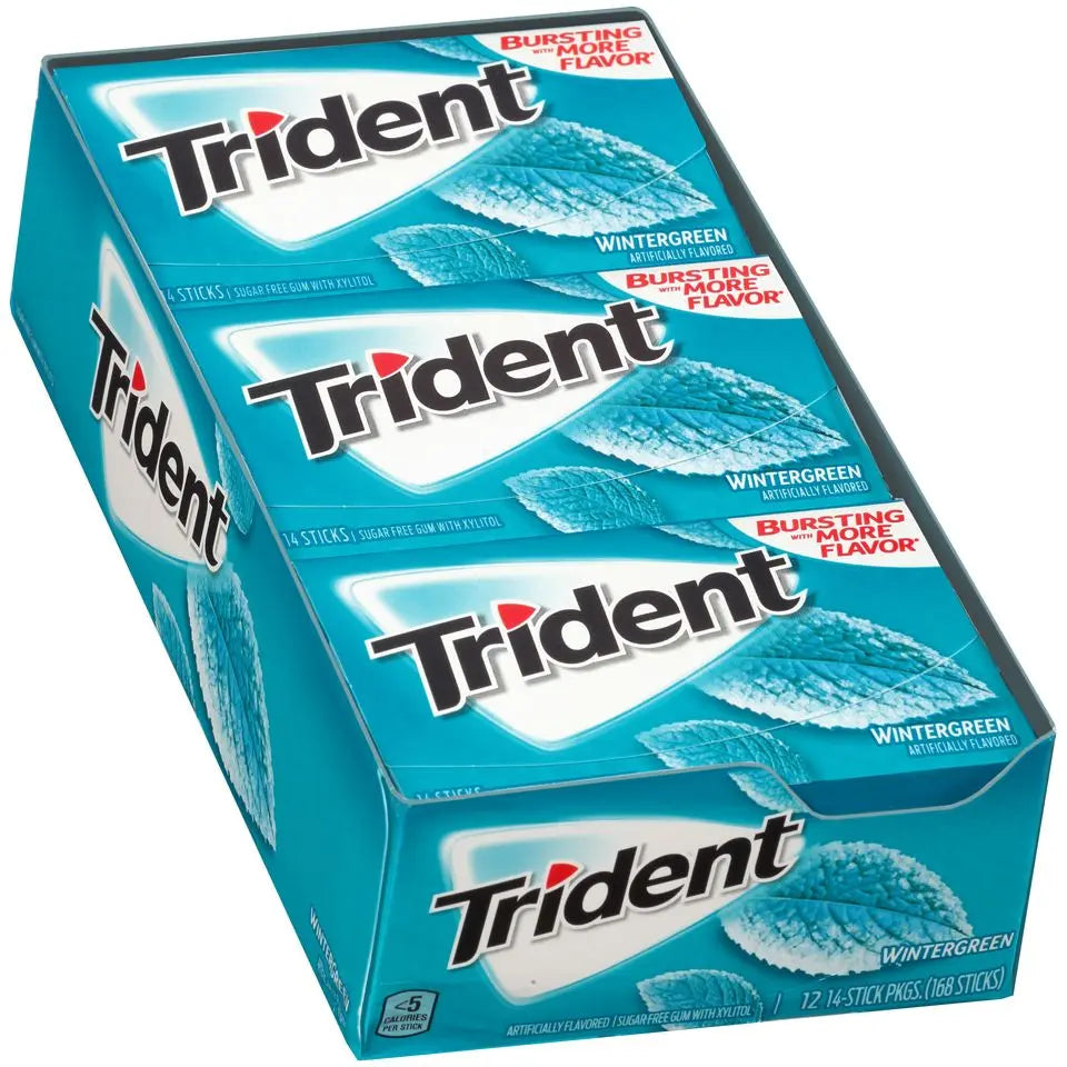 TRIDENT VALUE WINTERGREEN 12CT