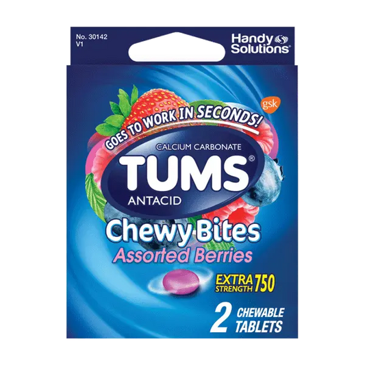 TUMS CHEWY ASSORTED BERRIES 20/2CT
