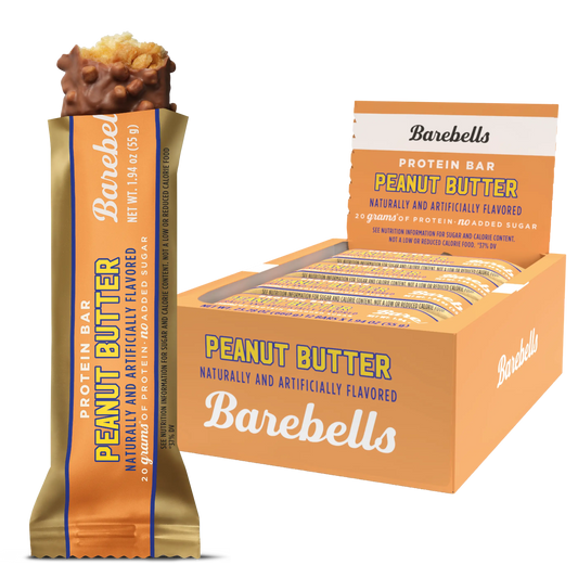 BAREBELLS PROTEIN BAR PEANUT BUTTER 12CT
