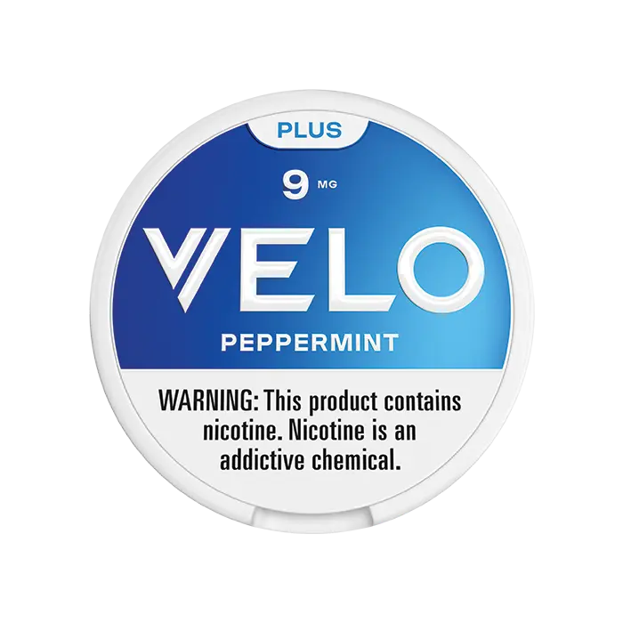 VELO PLUS PEPPERMINT 9MG NICOTINE POUCHES 5CT