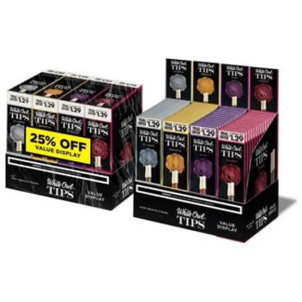 W.O. TIPS DISPLAY 25% CHRY,CLSC,SMTH,WINE