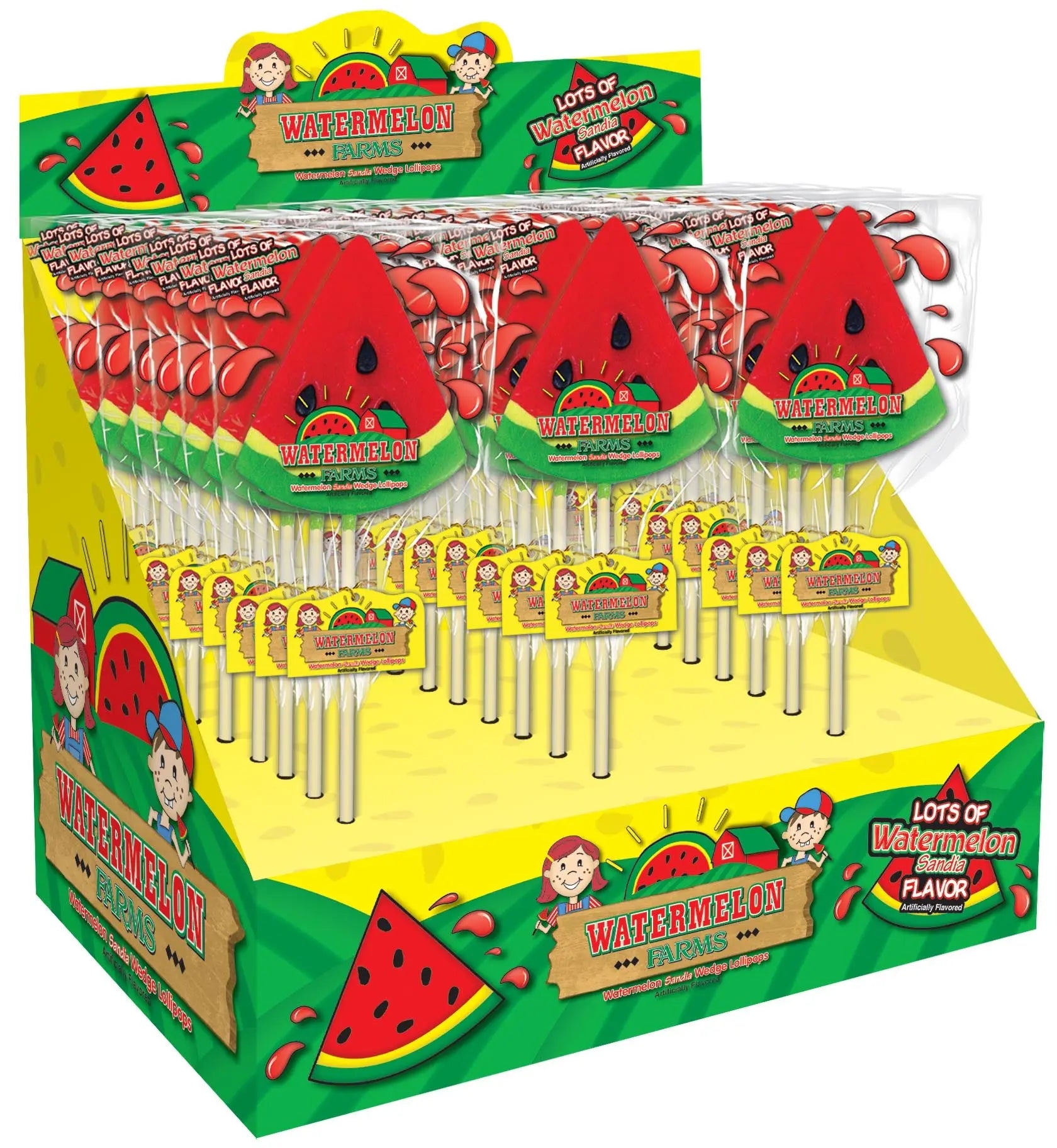 WATERMELON FARMS LOLLIPOPS 12CT