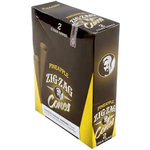 ZIG ZAG CIGAR CONES PINEAPPLE 15/2 CT