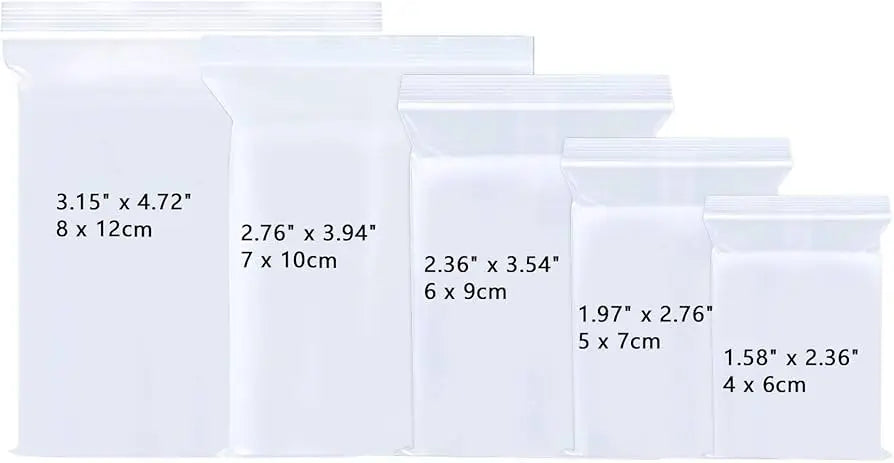 ZIP BULK MINI ASST SIZES