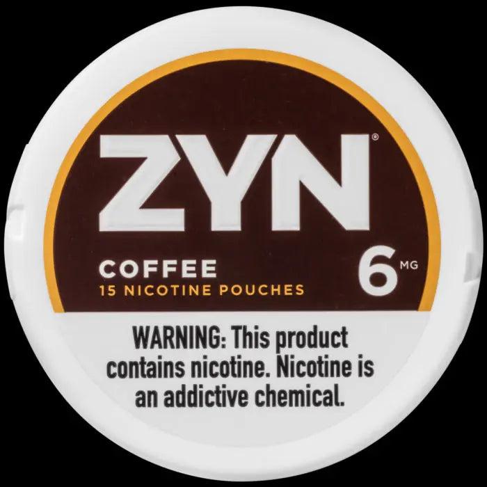 ZYN 6MG COFFEE NICOTINE POUCHES 5CT