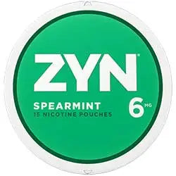 ZYN 6MG SPEARMINT NICOTINE POUCHES 5CT