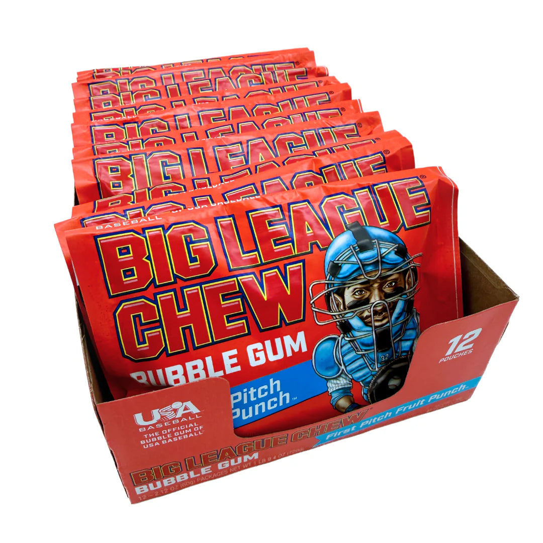 BIG LEAGUE CHEW FRUIT PUNCH 12CT
