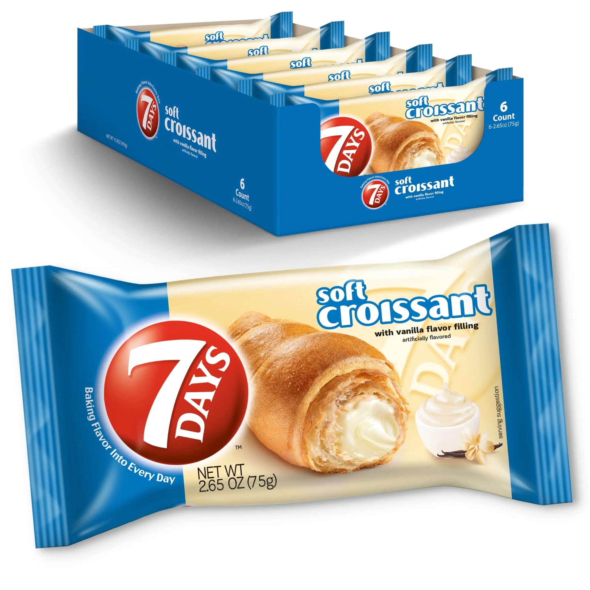 7 DAYS CROISSANTS W/VANILLA 6 CT - Chase Cash & Carry