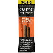 GAME CIGARILLO 2PK WHITE PEACH "SO2"