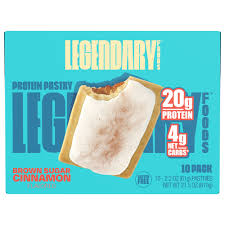 LEGENDARY FOODS PASTRY CINN BRWNSGR 10CT