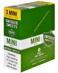 SWISHER MINI 3 FOR 2 GREEN SWEET 15/3 PK