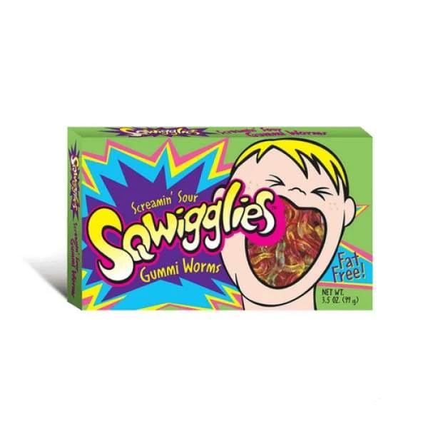 THR SQWIGGLIES SOUR GUMMI WORMS 6CT