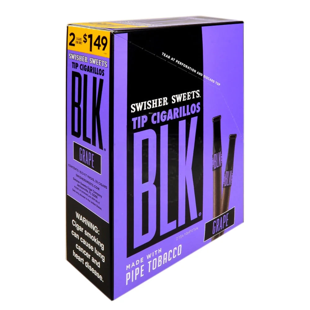 SWISHER (48CT) BLK 2/$1.49 GRAPE 15/2 PK