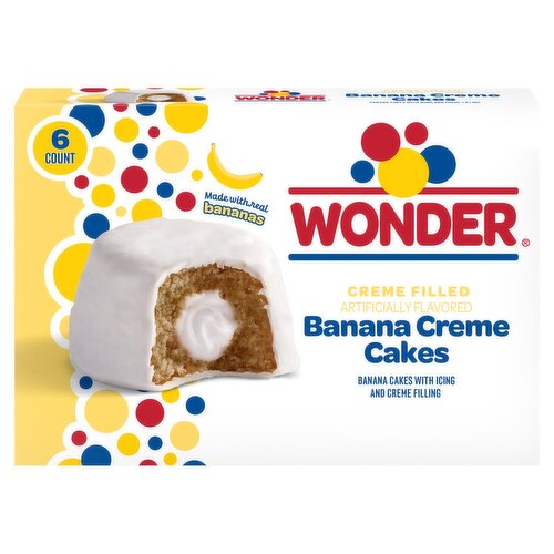 WONDER BANANA CAKES 6CT