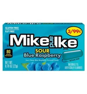 MIKE & IKE 3/99C SOUR BLUE RASPBERRY
