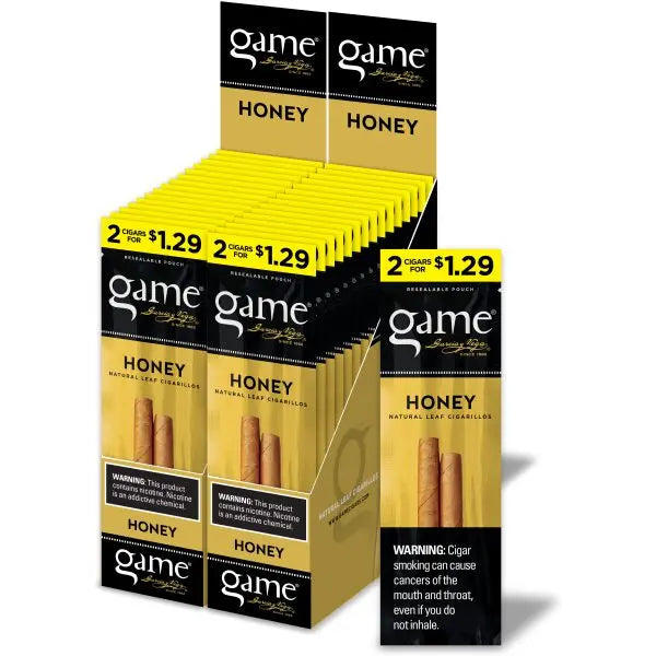 GAME 2/$1.29 HONEY CIGARILLO