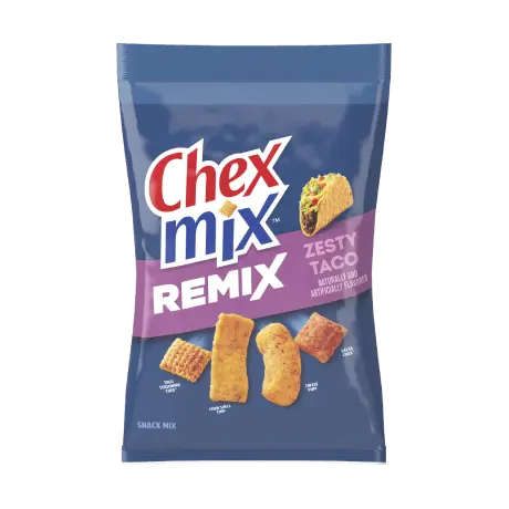 CHEX MIX REMIX ZESTY TACO 6/18CT