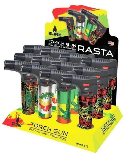 BLINK TORCH GUN RASTA 12CT