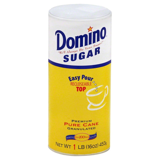 DOMINO SUGAR CANISTER 1LB/12CT