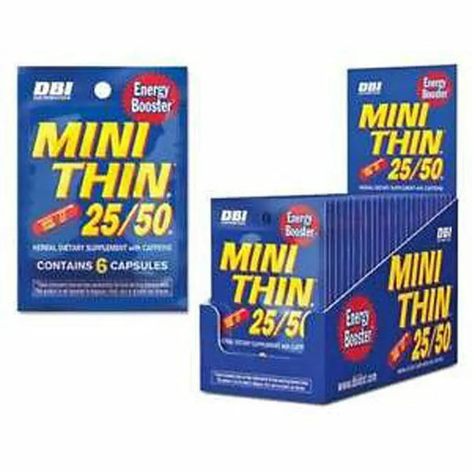 MINI THIN 25/50 BTLS 12 CT