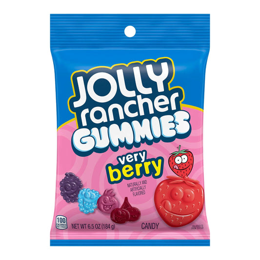 PEG JOLLY RANCHER GUMMIES VERY BERRY 6/6.5OZ