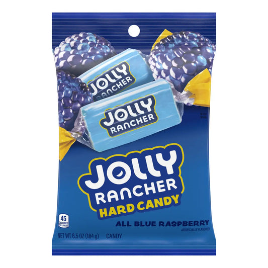 PEG JOLLY RANCHER HARD CANDY BLUE RAS 6/6.5OZ