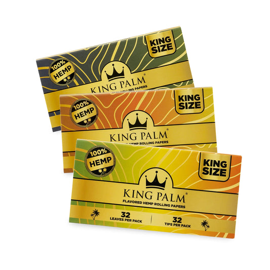 KING PALM PAPER W/MAGNET & TIP KS 32CT