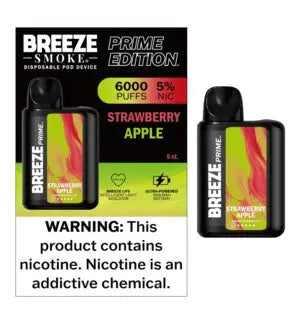 BREEZE PRIME STRAWBERRY APPLE 5CT (FINAL SALE)
