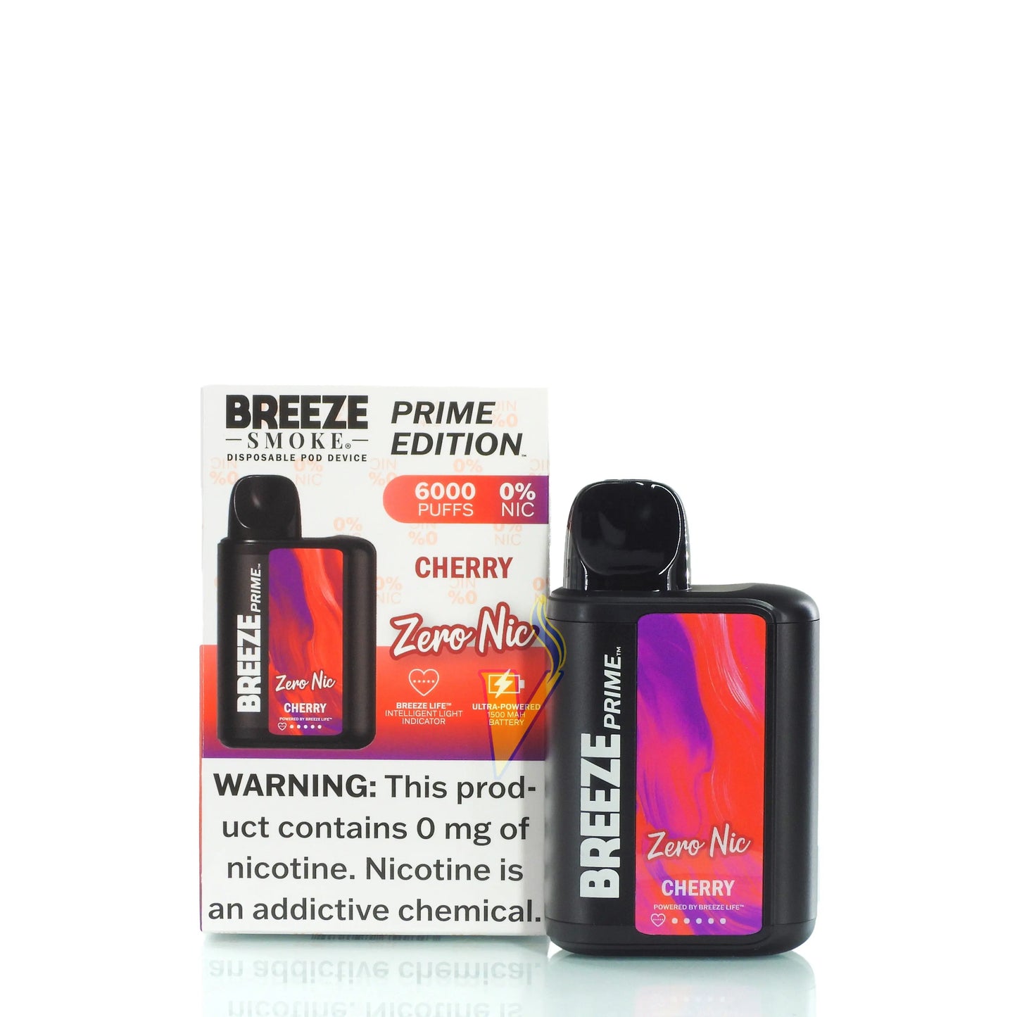 BREEZE PRIME 0%  NIC CHERRY 5CT
