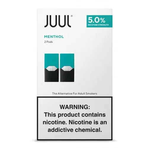 JUUL CARTRIDGES 2 PKS MENTHOL 5%(FINAL SALE)