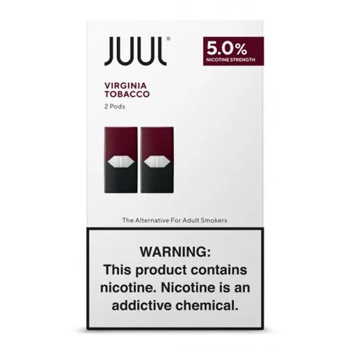 JUUL CARTRIDGES 2 PKS VIRGINIA TOB 5%(FINAL SALE)