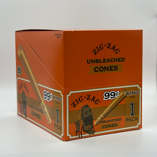 Zig Zag Cones King Size PP99 24CT - Chase Cash & Carry
