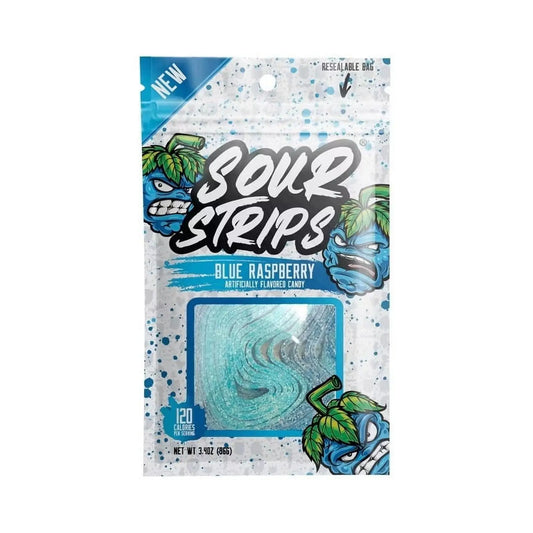 SOUR STRIPS BLUE RASPBERRY 12CT