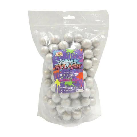 COLOR SPLASH GUMBALLS SILVER