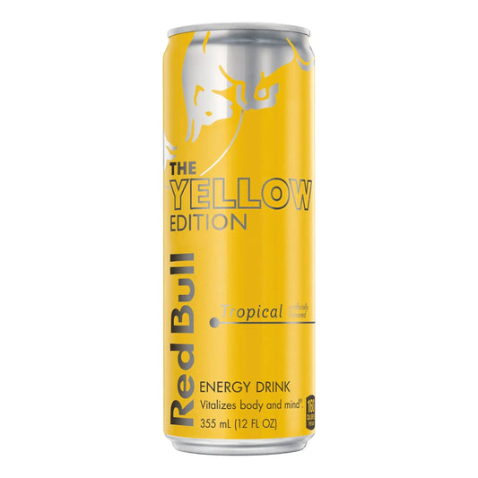 12 OZ RED BULL CANS 24CT Yellow