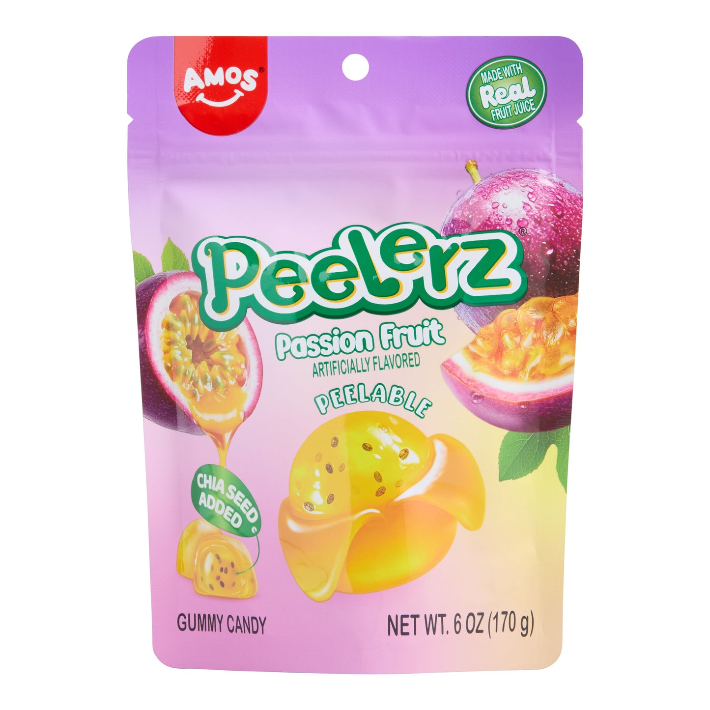 PEG PEELERZ GUMMY PASSION FRUIT 6/6OZ