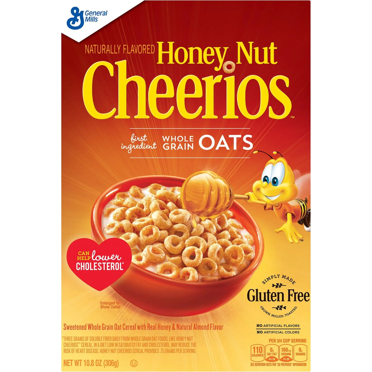 GM CHEERIOS HONEY NUT 6/10.8 OZ