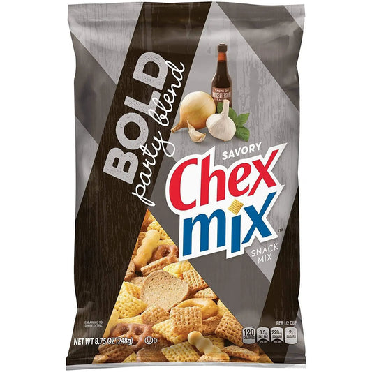 CHEX MIX BOLD PARTY BLEND 8/4 OZ