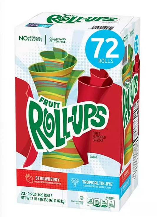 FRUIT ROLL-UPS 72CT