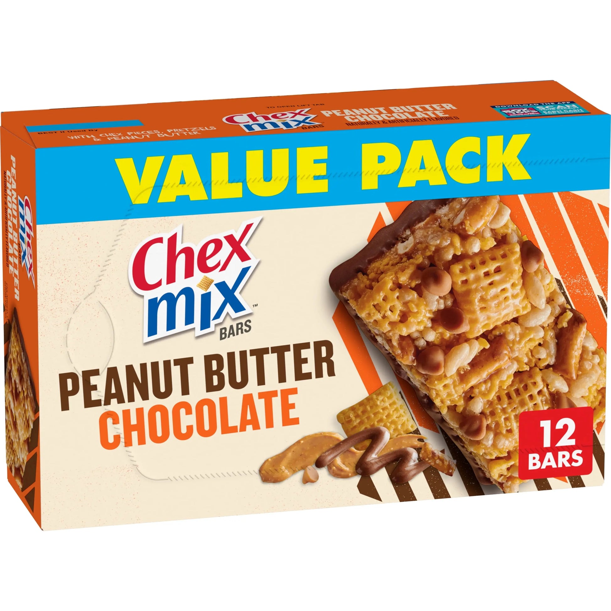 CHEX MIX BAR PB CHOC 12CT