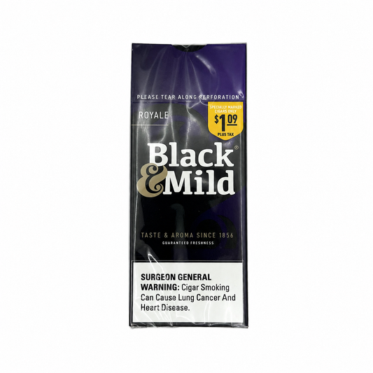 BLACK & MILD PP $1.09 ROYAL 25CT