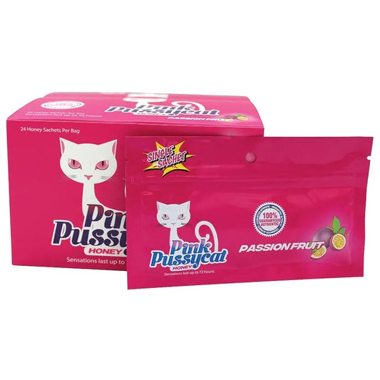 PINK PUSSYCAT HONEY PASSION FRUIT 24CT