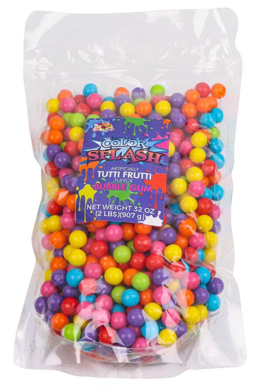 COLOR SPLASH GUMBALLS ASSORTED COLORS